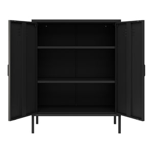 Büroschrank Pyhäranta Metall [en.casa]