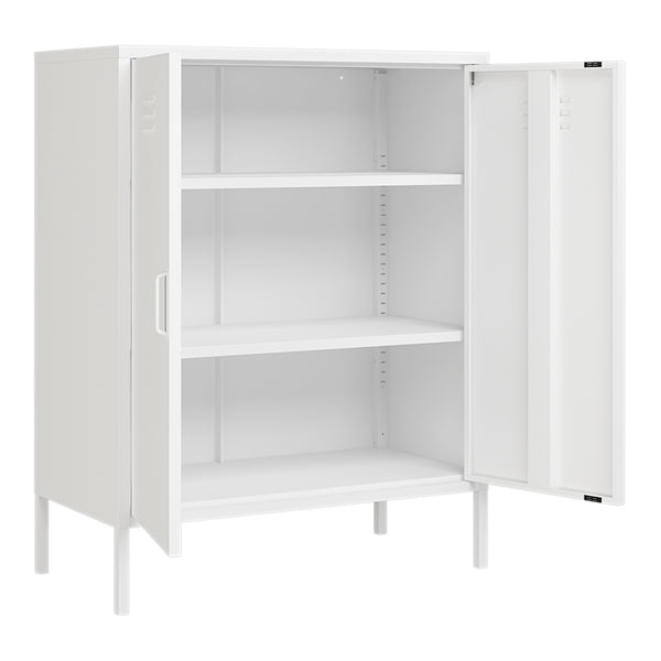 Büroschrank Pyhäranta Metall [en.casa]