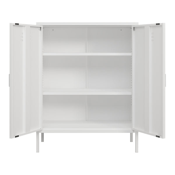 Büroschrank Pyhäranta Metall [en.casa]