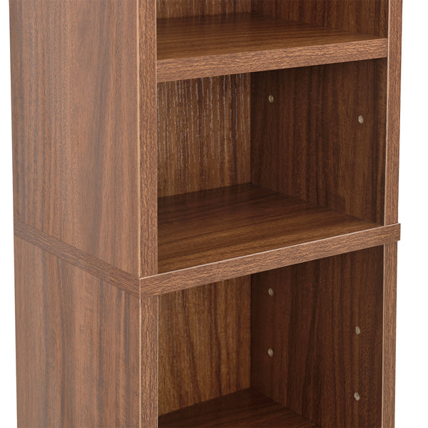 CD Regal Tynset 175x20x20 cm mit 12 Fächern [en.casa]