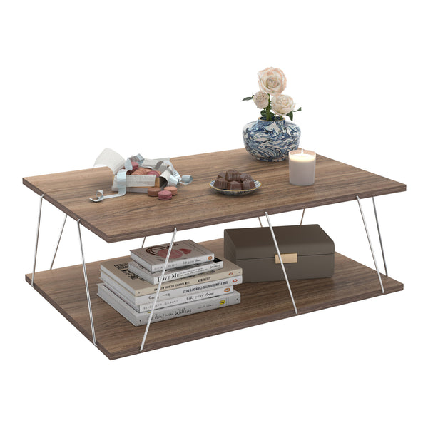 Couchtisch Saltdal 91x62x30cm in versch. Farben [en.casa]