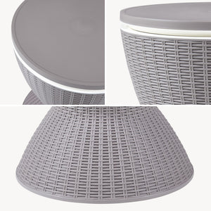 Kühltisch Atessa 58x49 cm Rattanoptik [casa.pro]