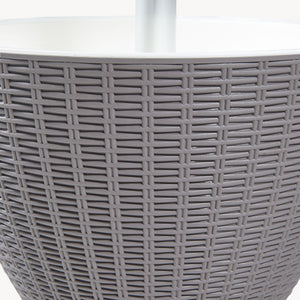 Kühltisch Atessa 58x49 cm Rattanoptik [casa.pro]