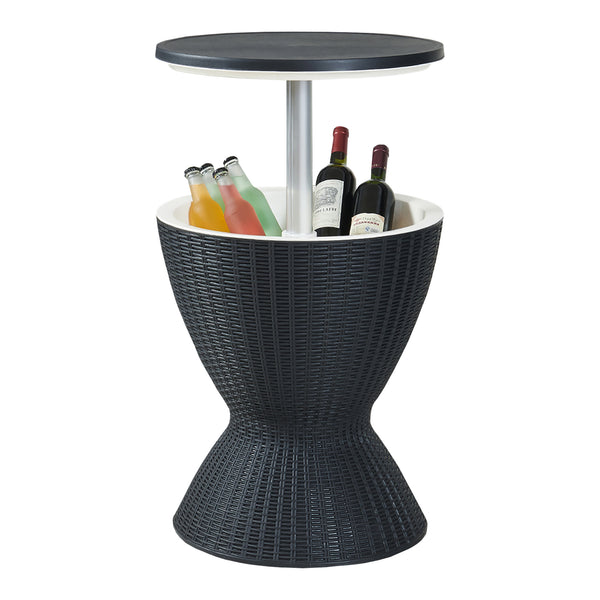 Kühltisch Atessa 58x49 cm Rattanoptik [casa.pro]