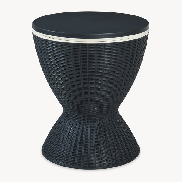 Kühltisch Atessa 58x49 cm Rattanoptik [casa.pro]