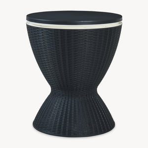 Kühltisch Atessa 58x49 cm Rattanoptik [casa.pro]