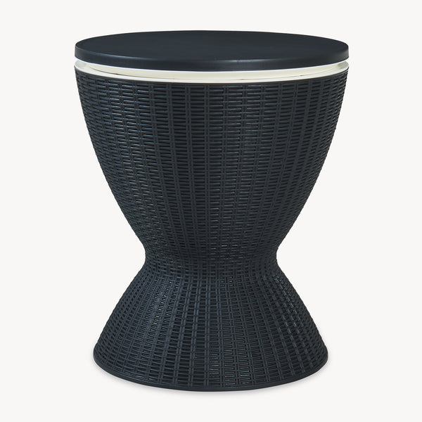 Kühltisch Atessa 58x49 cm Rattanoptik [casa.pro]