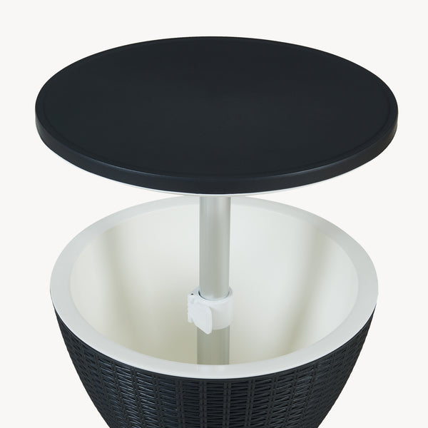 Kühltisch Atessa 58x49 cm Rattanoptik [casa.pro]