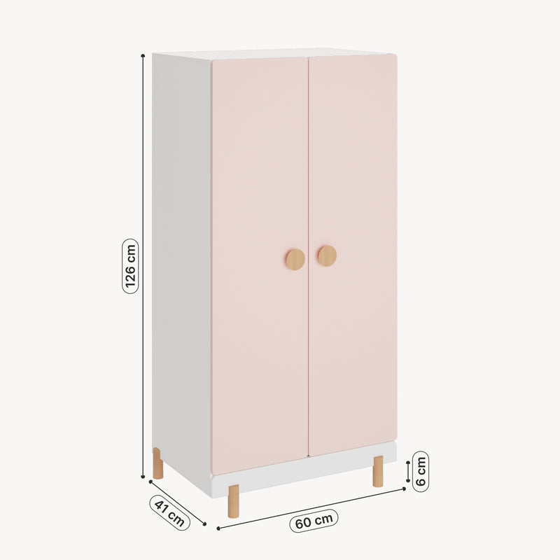 Maßskizze Kinderkleiderschrank Vaarentaa [en.casa]