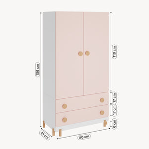 Kinderkleiderschrank Vaarentaa [en.casa]