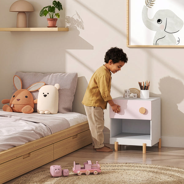 Kindernachttisch Vaarentaa 47x40x35 cm [en.casa]