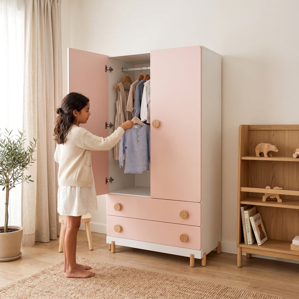 Kinderkleiderschrank Vaarentaa [en.casa]