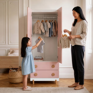 Kinderkleiderschrank Vaarentaa [en.casa]
