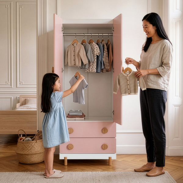 Kinderkleiderschrank Vaarentaa [en.casa]