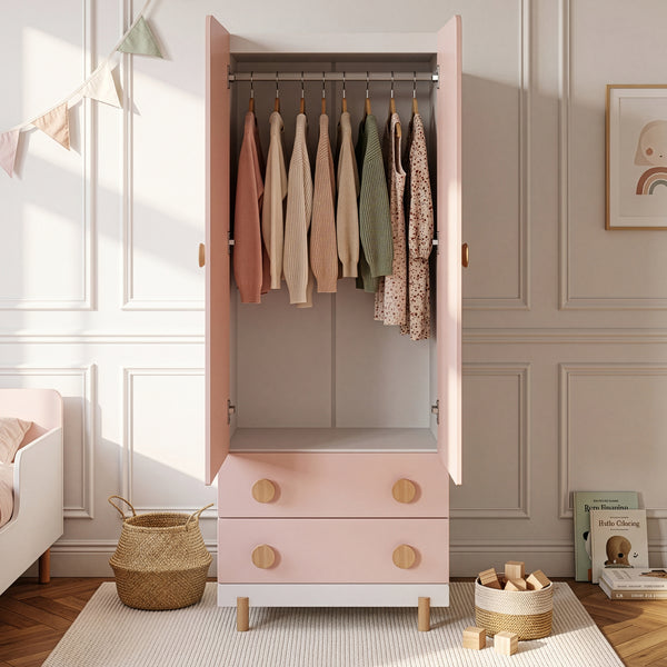 Kinderkleiderschrank Vaarentaa [en.casa]