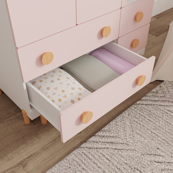 Kinderkleiderschrank Vaarentaa [en.casa]