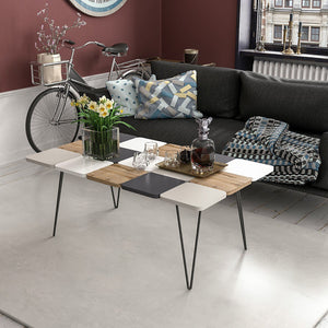 Couchtisch Give 44x110x66 cm Mehrfarbig [en.casa]