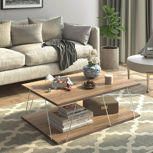 Couchtisch Saltdal 91x62x30cm in versch. Farben [en.casa]