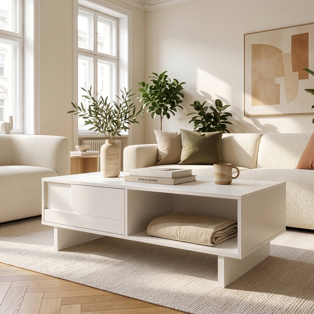 Couchtisch Katanshumn mit Stauraum 110x55x39 cm [en.casa]