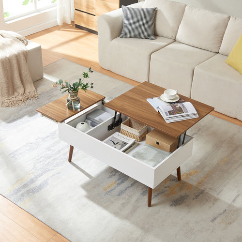 Couchtisch mit Stauraum Flesen [en.casa]