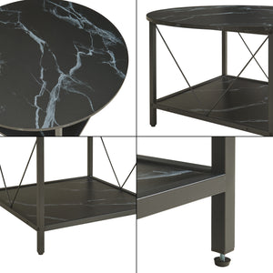 Couchtisch Filem Ø80x46 cm [en.casa]