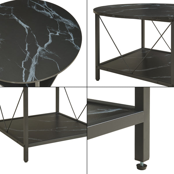Couchtisch Filem Ø80x46 cm [en.casa]