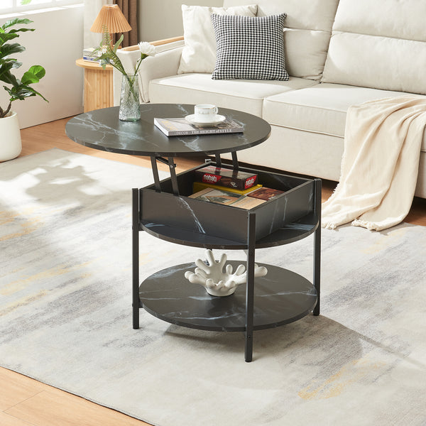 Couchtisch Kandas mit Hebeplatte [en.casa]