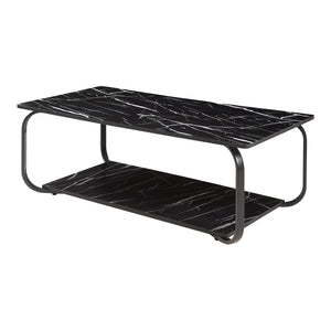 Couchtisch Kolta 120x60x43 cm Marmoroptik [en.casa]