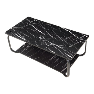 Couchtisch Kolta 120x60x43 cm Marmoroptik [en.casa]