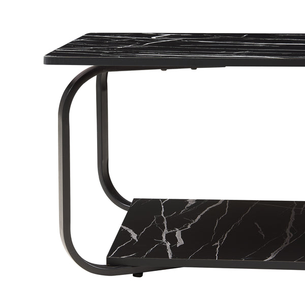 Couchtisch Kolta 120x60x43 cm Marmoroptik [en.casa]