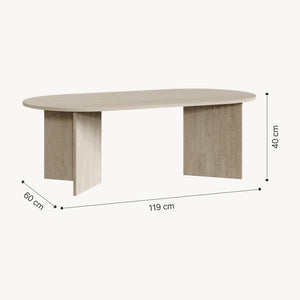 Couchtisch Kynd 119x60x40 cm [en.casa]