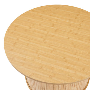 Couchtisch Ledepid Natur [en.casa]