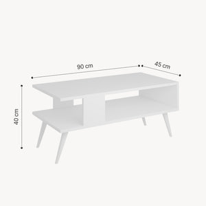 Couchtisch Lycksele 40x90x45 cm in versch. Farben [en.casa]