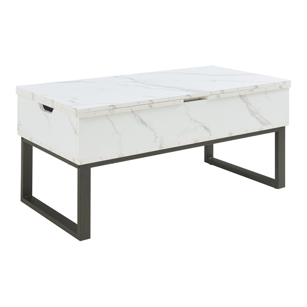 Couchtisch Rauli mit Hebeplatte und Stauraum 100x50x47 cm [en.casa]