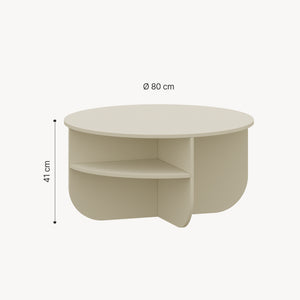 Couchtisch Reykhon Ø80x41 cm [en.casa]