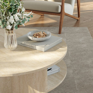 Couchtisch Reykhon Ø80x41 cm [en.casa]