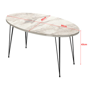 Couchtisch Skævinge 43x90x50cm in versch. Farben [en.casa]