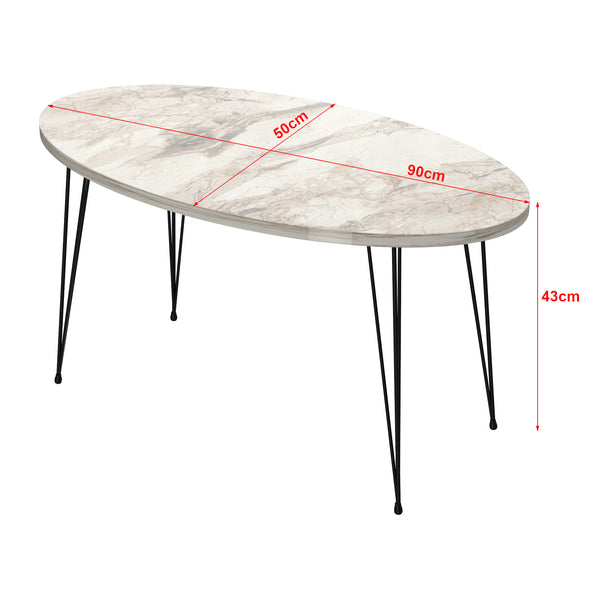 Couchtisch Skævinge 43x90x50cm in versch. Farben [en.casa]
