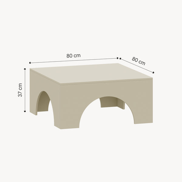 Couchtisch Vivatka 80x80x37 cm [en.casa]