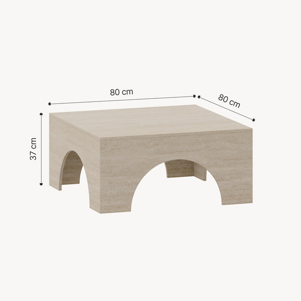 Couchtisch Vivatka 80x80x37 cm [en.casa]