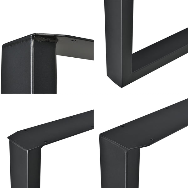 Tischgestell Makers 2er-Set Stahl [en.casa]