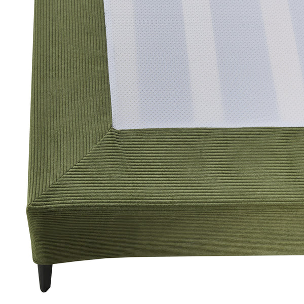 Doppelbett Lilla mit Matratze [en.casa]