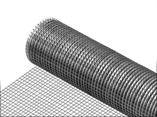 Maschendrahtzaun 1x5 m/Rolle Stahl verzinkt Grau pro.tec