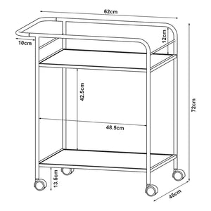Servierwagen Hole [en.casa]