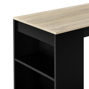 Bartisch Kouvola mit 3 Fächern 110x50x103 cm in versch. Farben [en.casa]