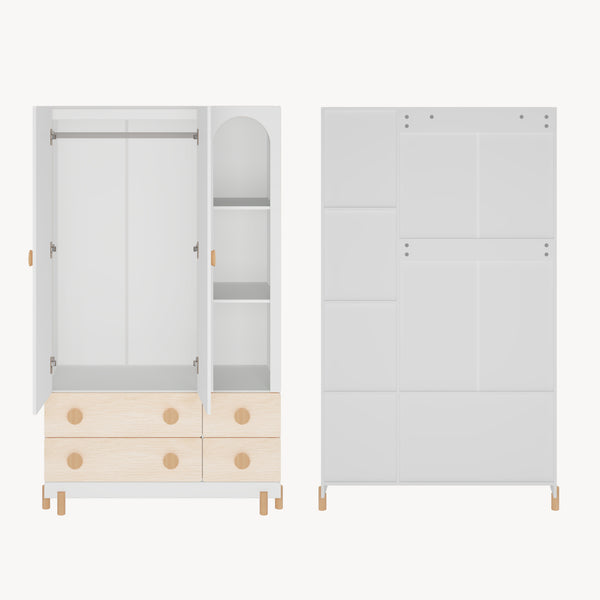 Kinderkleiderschrank Vaarentaa [en.casa]