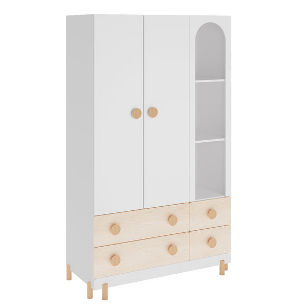 Kinderkleiderschrank Vaarentaa [en.casa]