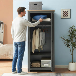 Kleiderschrank Trorjam [en.casa]