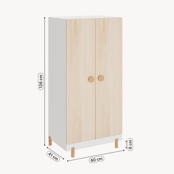 Kinderkleiderschrank Vaarentaa [en.casa]