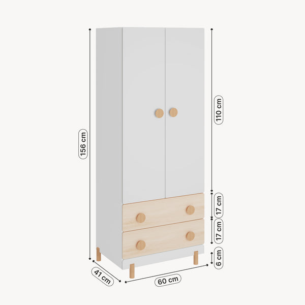 Kinderkleiderschrank Vaarentaa [en.casa]